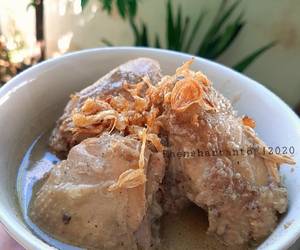 Resep mudah Opor Ayam Kuah Putih Mantul Banget