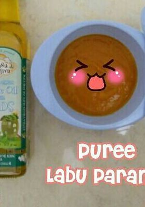 Foto resep Puree Labu Parang (MPASI 6M menu tunggal)