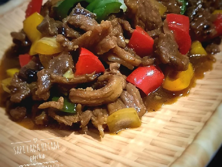 Langkah Gampang Menyiapkan Resep Sapi Lada Hitam Paprika yang Lezat