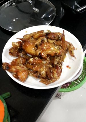 Hình của món Cánh gà chiên nước mắm.