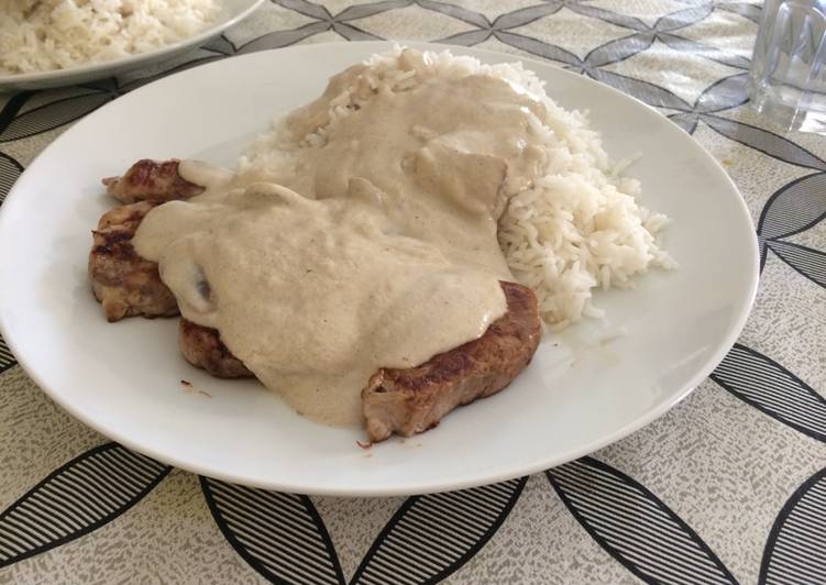 Salsa de champiñones súper fácil