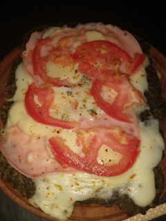 Una foto de Pizza sin harina