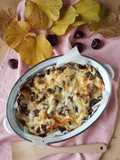 Lasagne ai funghi e mozzarella