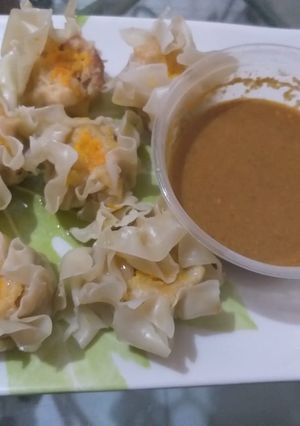 Foto resep Siomay ayam bumbu kacang