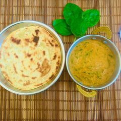 A picture of Malabar Spinach Curry ~Made with Indian Vegetarian Style😋.