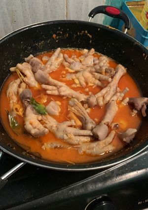 Foto resep Ceker ayam kuah mercon
