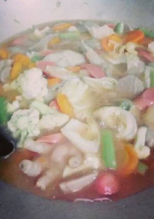 Foto resep Cap cay ceker ayam sederhana