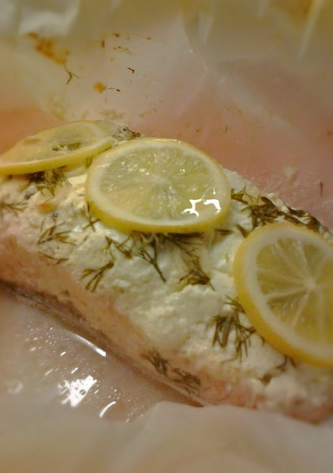 Φωτογραφία της συνταγής Σολομός en papillote (γαλλική συνταγή)