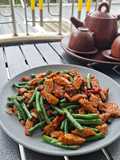 Oseng Kacang Panjang Tempe Kecap