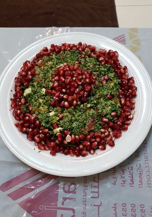 صورة لوصفة تبولة بالرمان