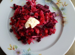 Una foto de Ensalada de remolacha