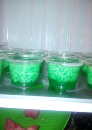 Foto resep Puding lumut tanpa santan dan daun pandan