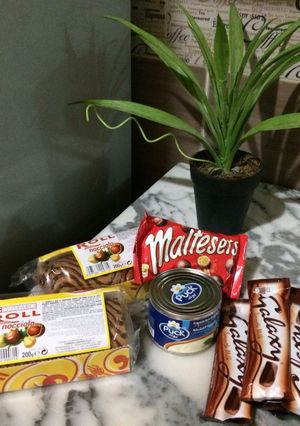 صورة لوصفة كيكة الباونتي 🥥💙