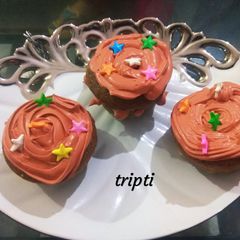 A picture of Chocolate cup cake.