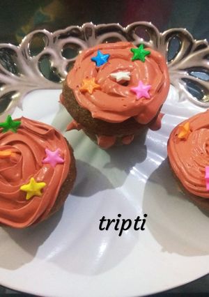 A picture of Chocolate cup cake.