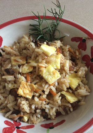 Una foto de Arroz rápido con carne