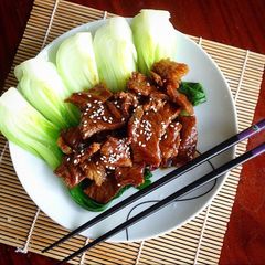 A picture of Beef teriyaki.