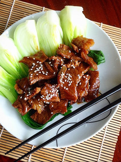 A picture of Beef teriyaki.