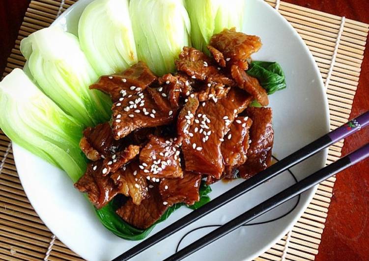 Recipe of Perfect Beef teriyaki