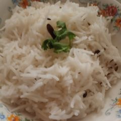 Jeera rice A picture of Jeera rice.