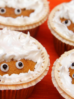 Halloween sütőtök muffin recept fotója