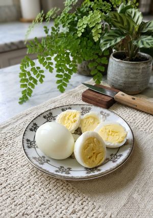 صورة لوصفة 🥚سلق البيض في القلاية الهوائية (Air Fryer) !
