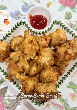 Gambar 👩🍳Cucur Enoki Sosej
