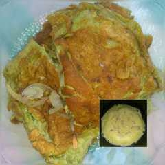 รูปของ Telur dadar pedas di blender