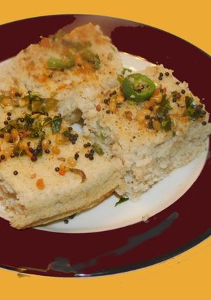 A picture of Millets-Packed Farali Dhokla.