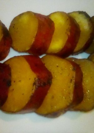 A picture of Baked sweet potatoes.