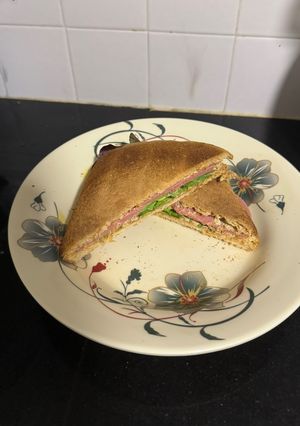 A picture of Mortadella Sandwich.