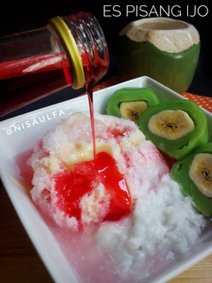Foto resep Es Pisang Ijo Khas Makassar