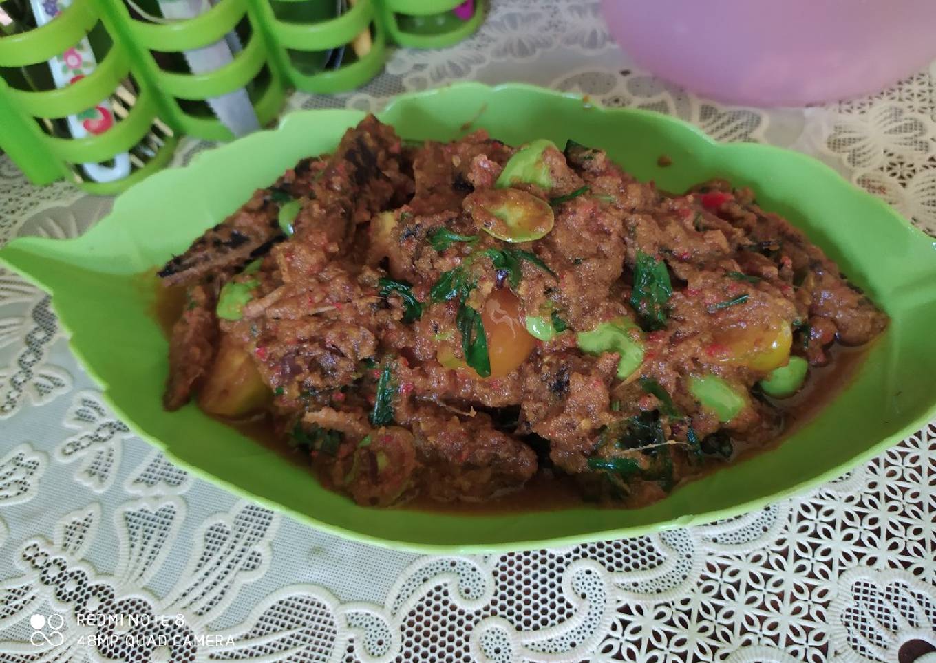 Tongkol Pete bumbu rica rica