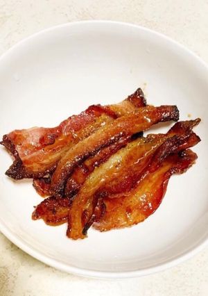 A picture of Low Carb (Keto - Friendly) CopyCat Dunkin’ Snacking Bacon.