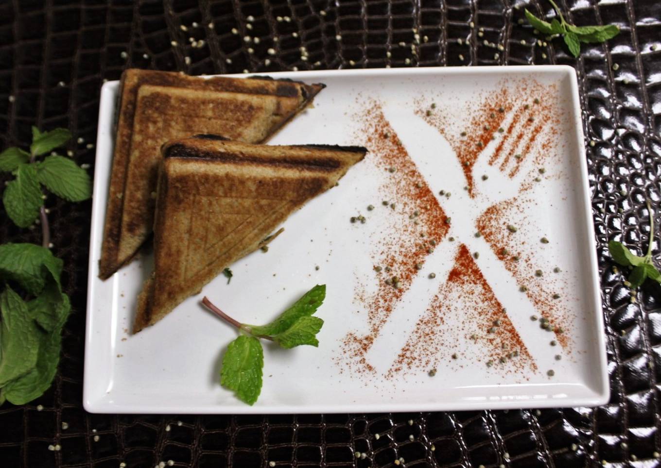 Stuffed Bajra Sandwich