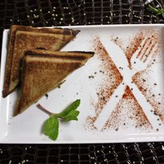 A picture of Stuffed Bajra Sandwich.