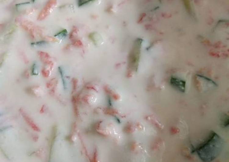 Gajar kheere ka raita