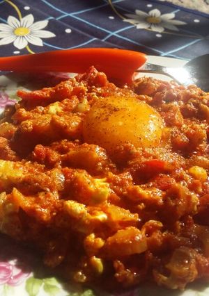 عکسی از دستور املت گوجه بروکلی