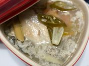 A picture of chicken galangal lemongrass
