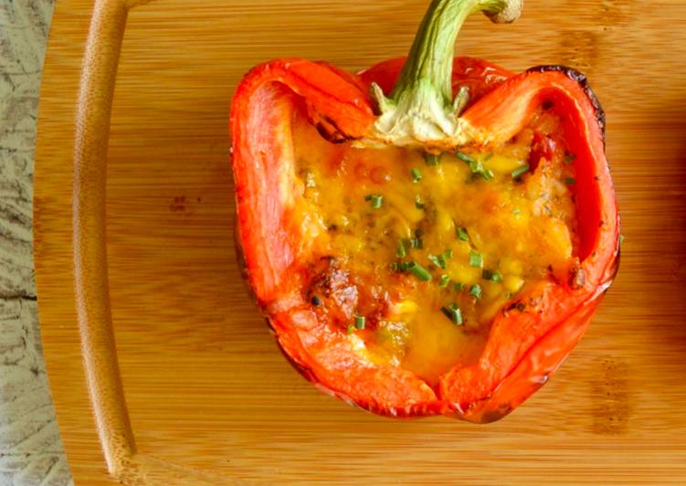 Simple Way to Prepare Quick Baked Breakfast Peppers