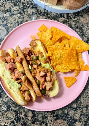 Una foto de Hot dogs de discada