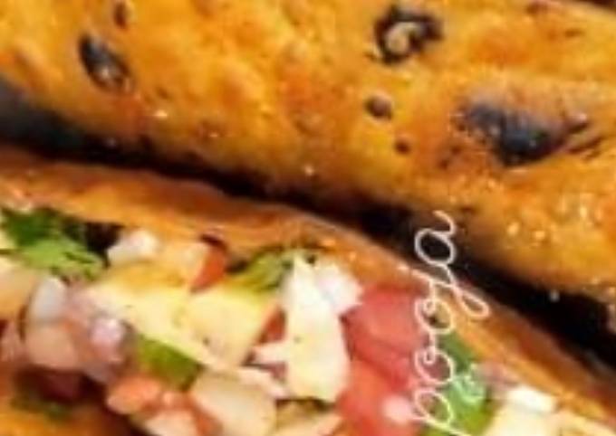 Stuffed Roti tacos Recipe