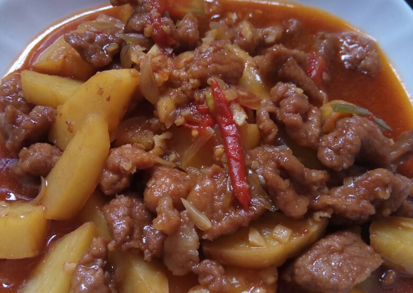 Kentang pork