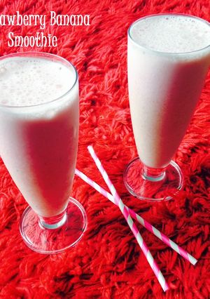 A picture of Strawberry Banana Smoothie.