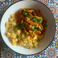 Leftover Chicken Tagine A picture of Leftover Chicken Tagine.