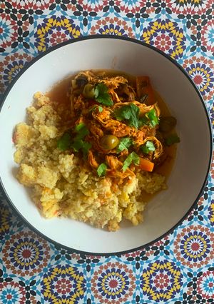 A picture of Leftover Chicken Tagine.