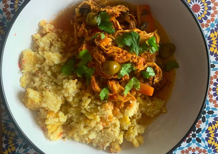 Simple Way to Make Any-night-of-the-week Leftover Chicken Tagine