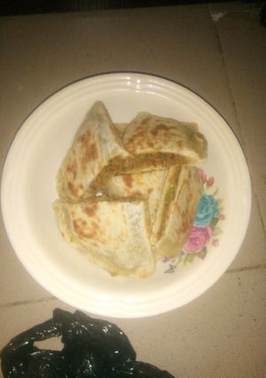 A picture of Stuffed Meat Keema Paratha.