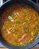 Lentejas con longaniza