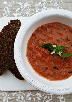 Kecskesajtos paradicsomkrém recept fotója
